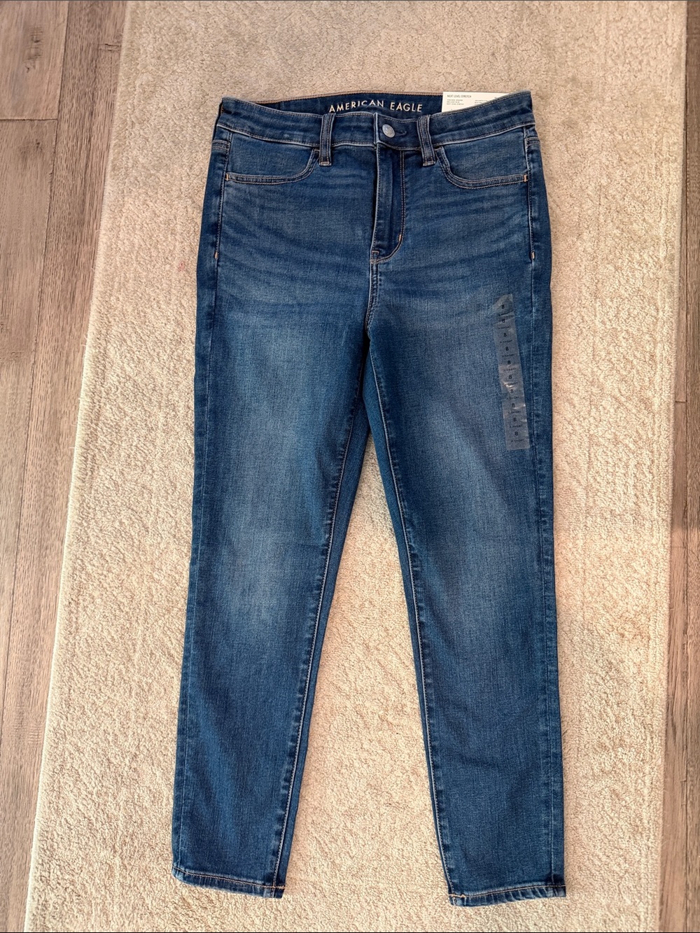 American Eagle Outfitters Dark Blue High Rise Jegging Next Level 8 X-Short
